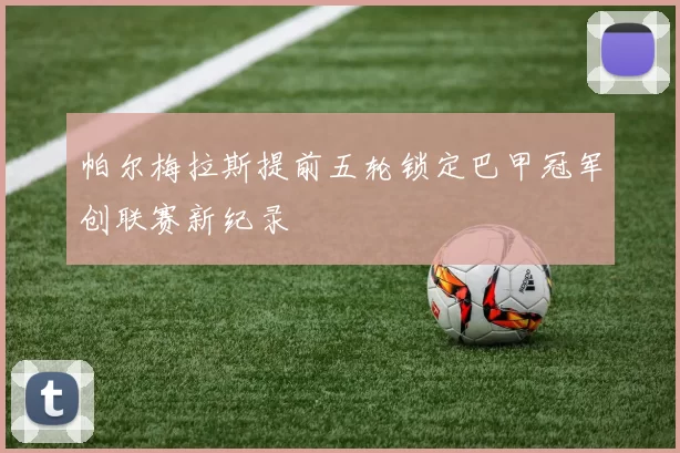 帕尔梅拉斯提前五轮锁定巴甲冠军创联赛新纪录
